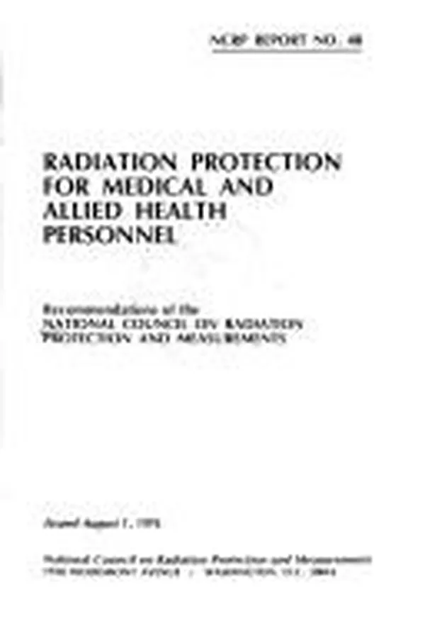 Capa de Radiation protection for medical and allied health personnel