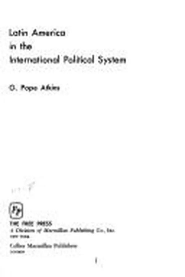 Capa de Latin America in the international political system