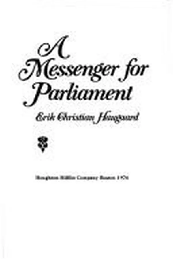 Capa de A messenger for Parliament