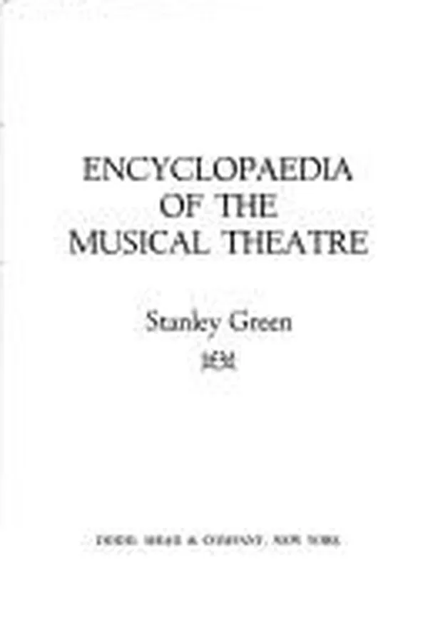 Capa de Encyclopaedia of the musical theatre