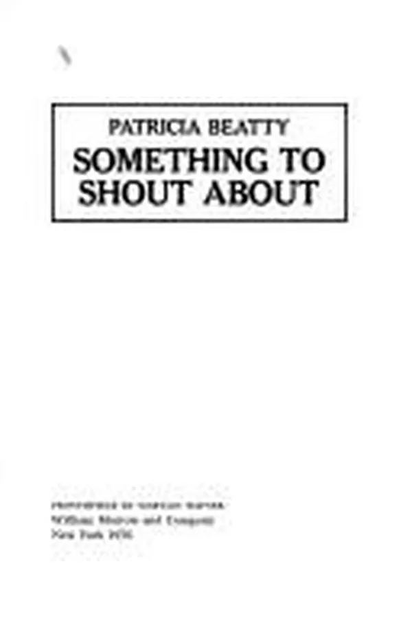 Capa de Something to shout about
