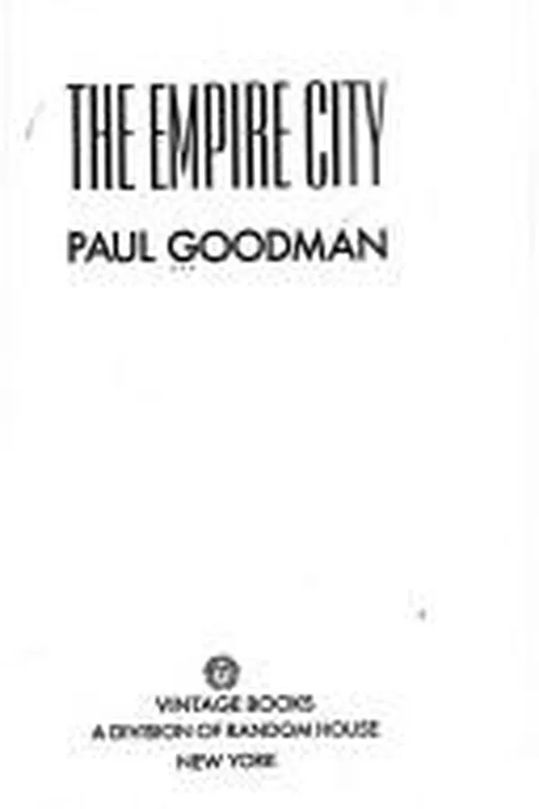 Capa de The Empire City