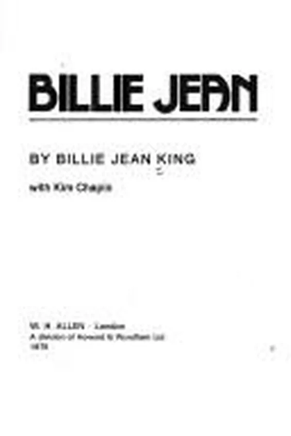 Capa de Billie Jean