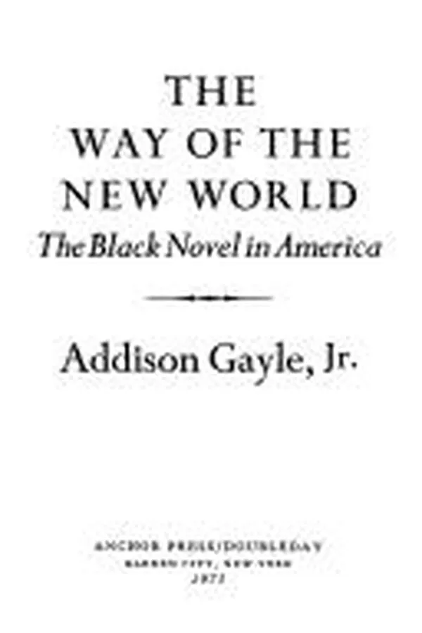 Capa de The way of the new world