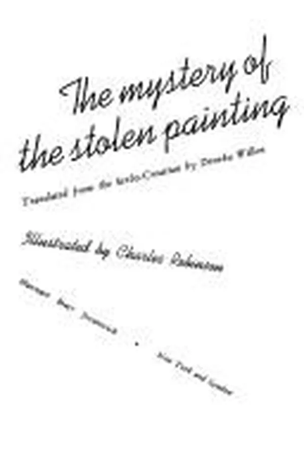 Capa de The mystery of thestolen painting