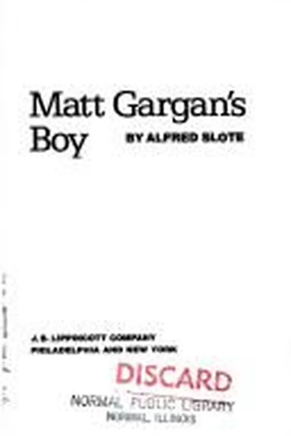 Cover of Matt Gargan's Boy