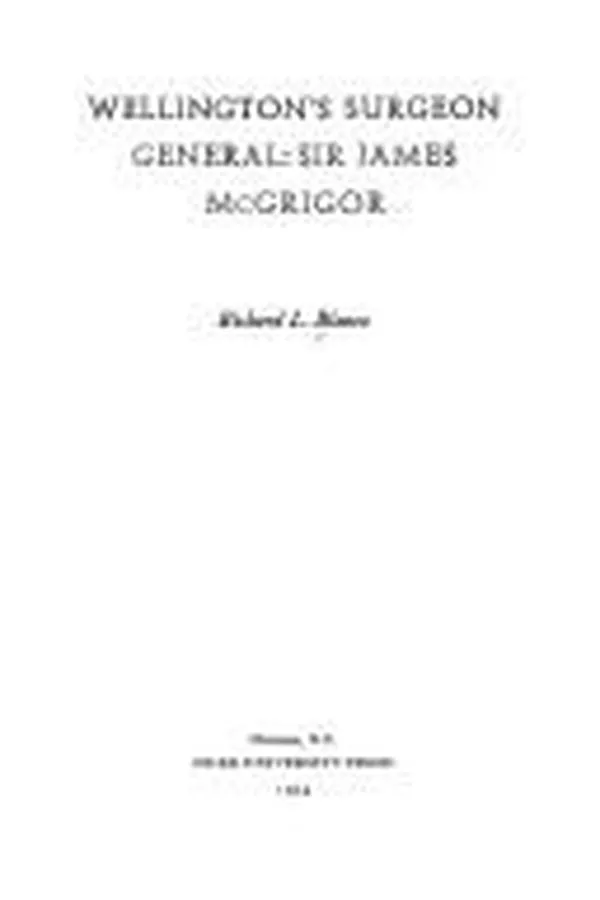 Capa de Wellington's surgeon general, Sir James McGrigor