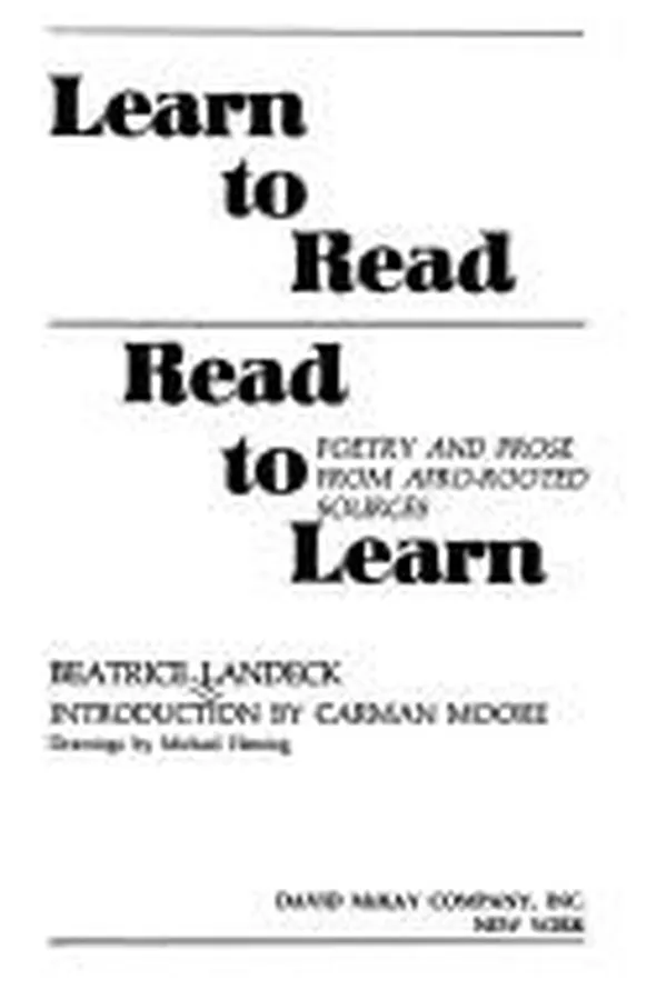 Capa de Learn to read, read to learn