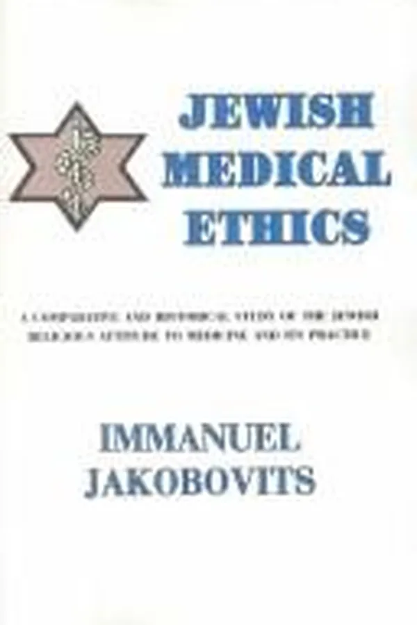 Capa de Jewish medical ethics