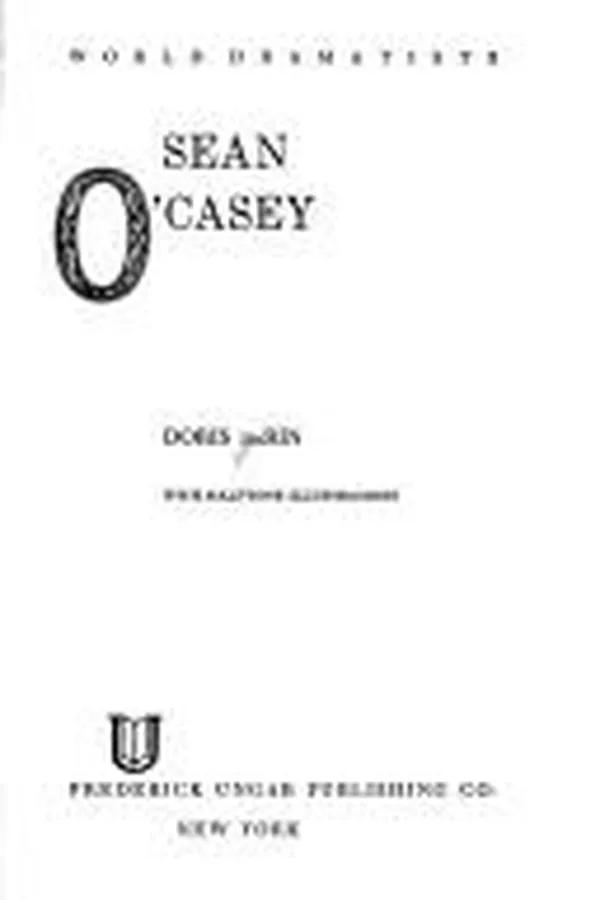 Capa de Sean O'Casey