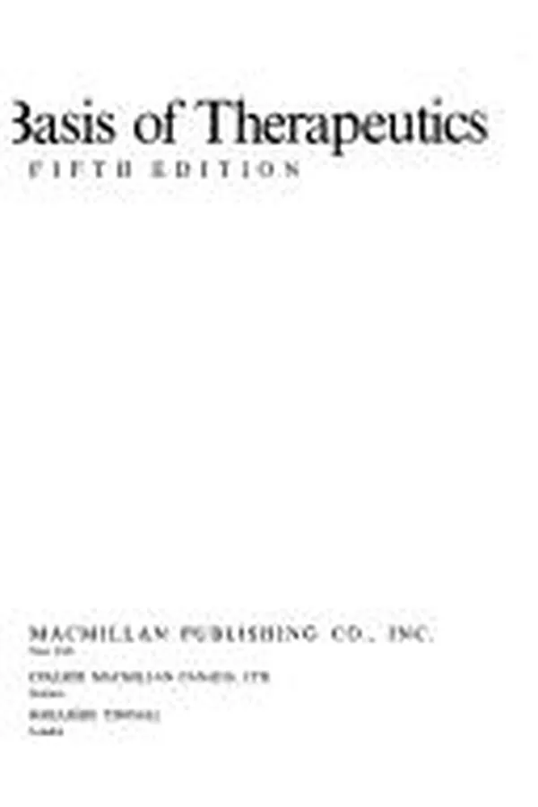 Capa de The Pharmacological basis of therapeutics
