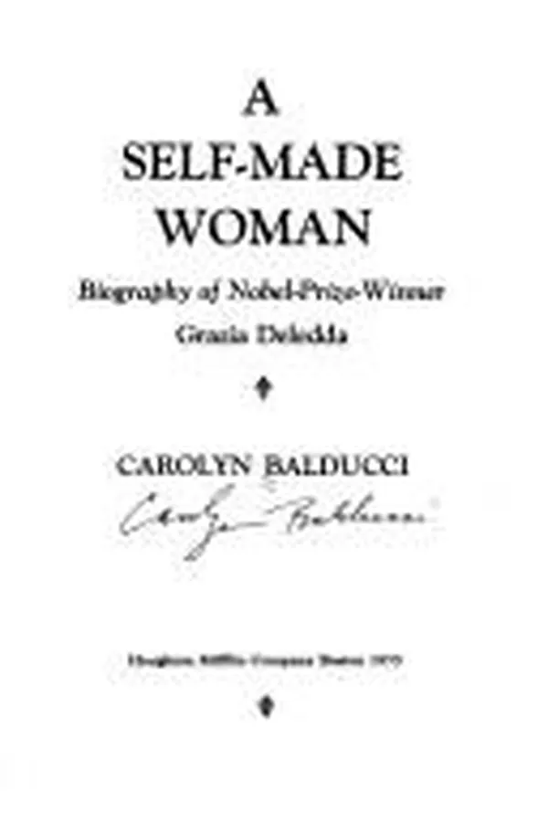 Capa de A self-made woman