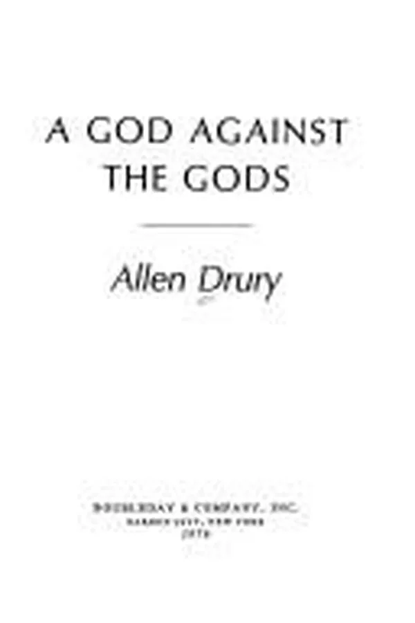 Capa de A god against the gods