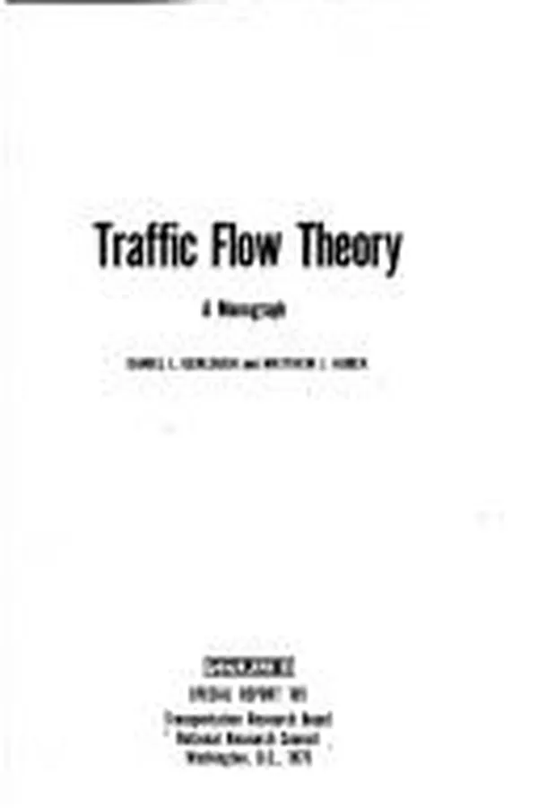 Capa de Traffic flow theory