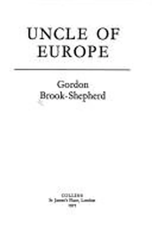 Capa de Uncle of Europe