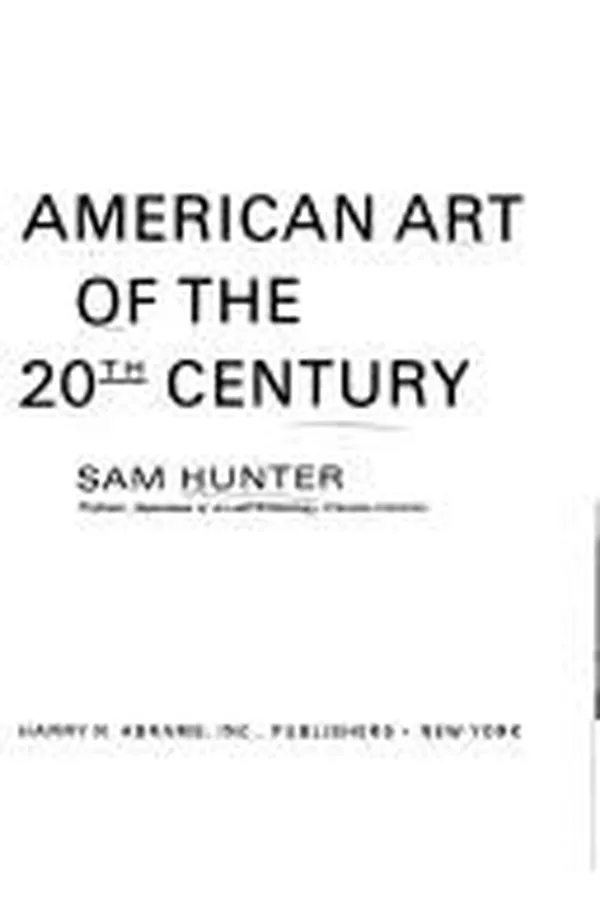 Capa de American art of the 20th century