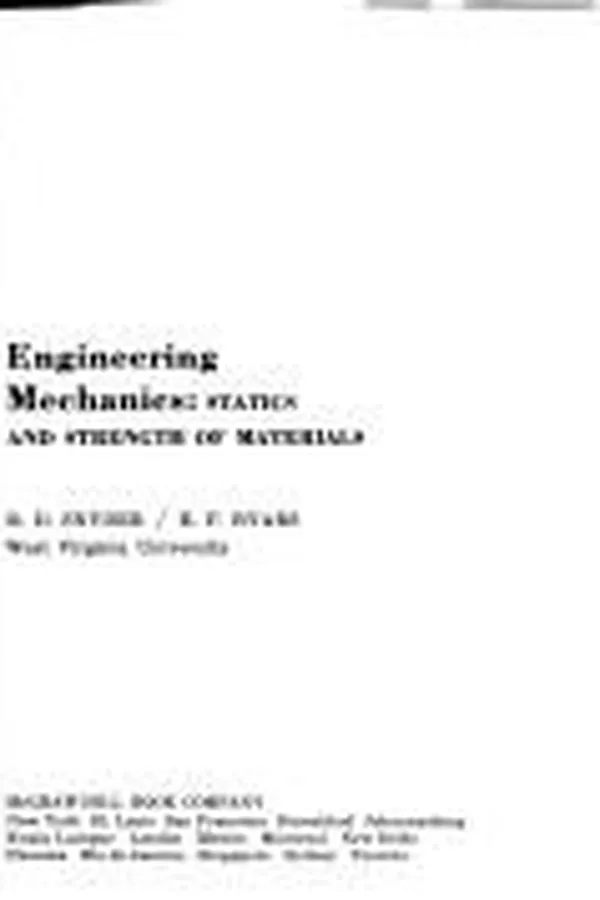 Capa de Engineering mechanics: statics and strength of materials