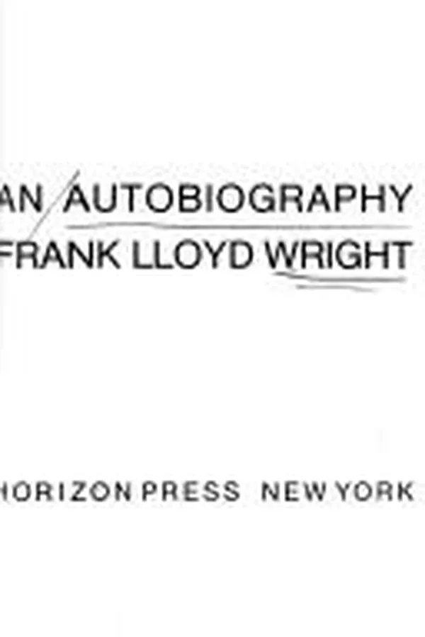 Capa de An autobiography