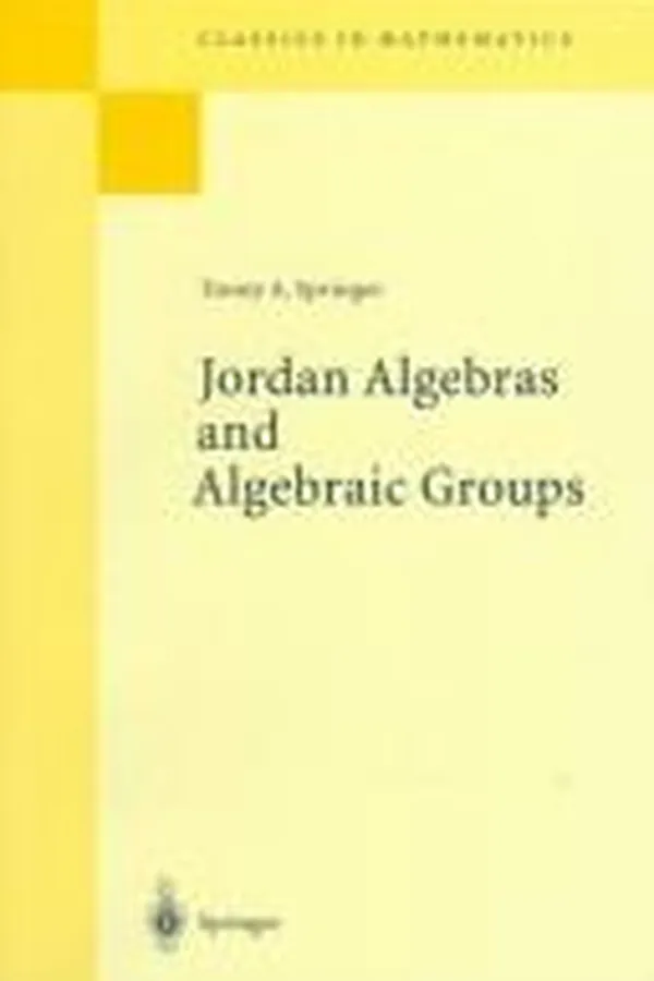 Capa de Jordan algebras and algebraic groups