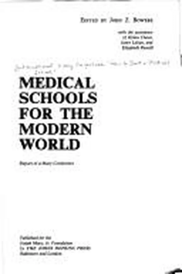 Capa de Medical schools for the modern world