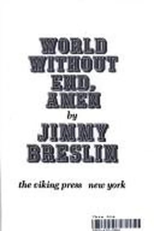 Capa de World without end, amen