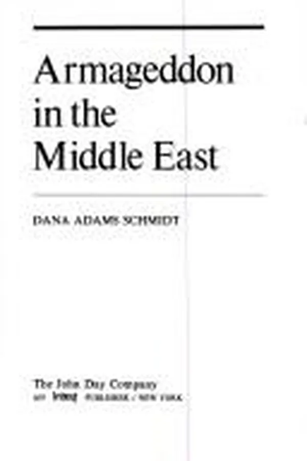Capa de Armageddon in the Middle East