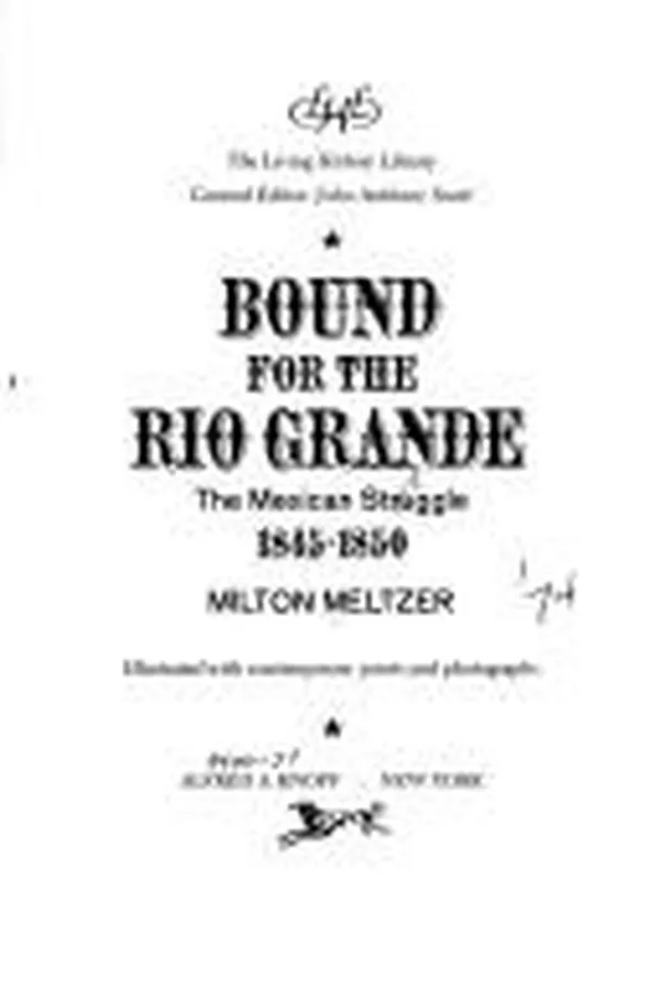 Capa de Bound for the Rio Grande