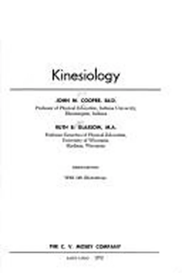 Capa de Kinesiology