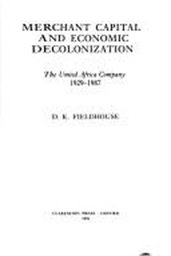Capa de Merchant capital and economic decolonization