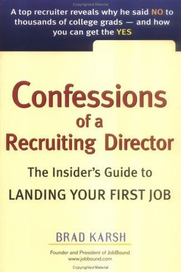 Capa de Confessions of a recruiting director
