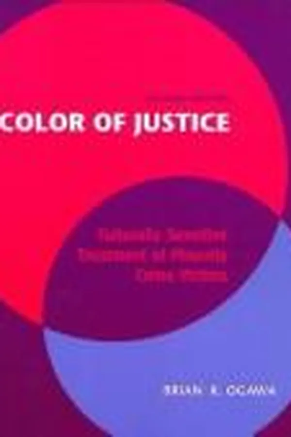 Capa de Color of justice