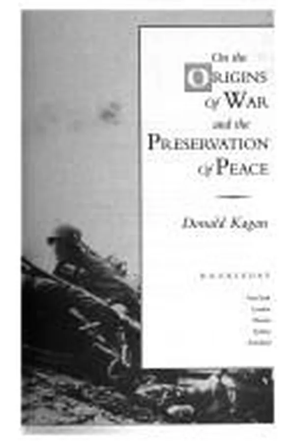Capa de On the origins of war and the preservation of peace