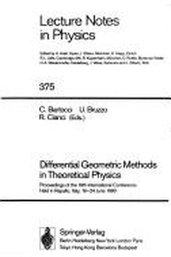 Cover of Differential geometric methods in theoretical physics