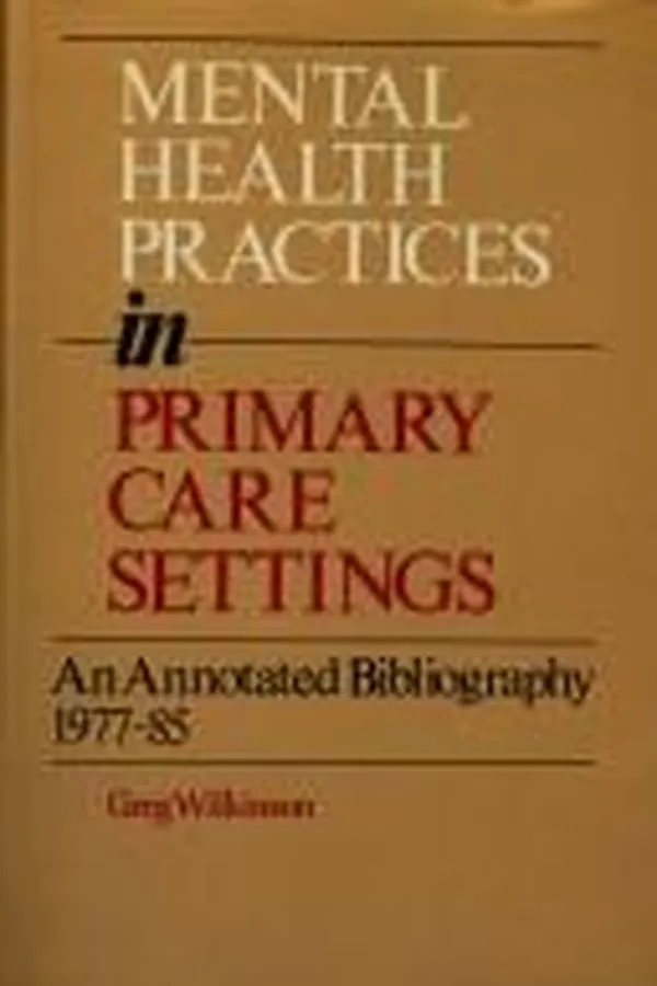 Capa de Mental Health Practices in Primary Care Settings