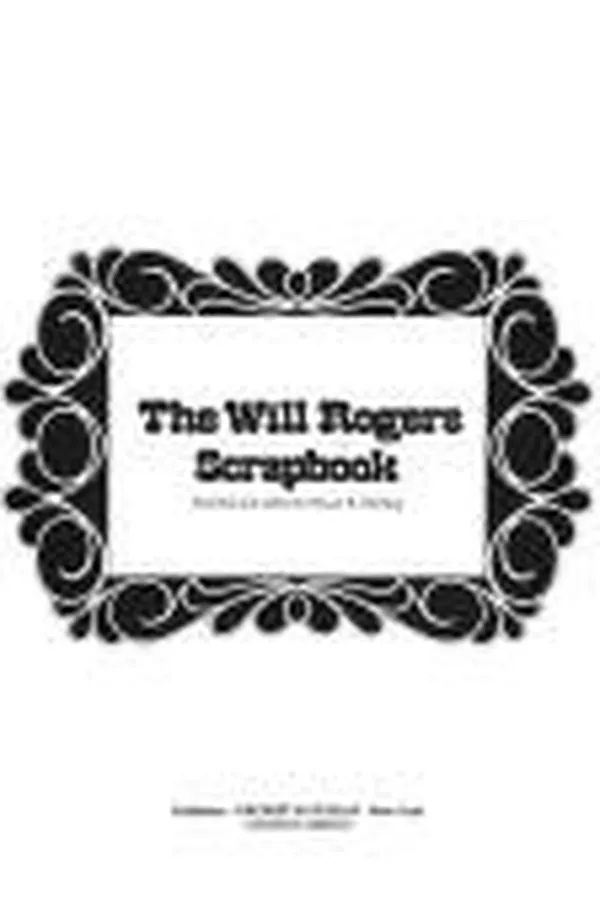 Capa de The Will Rogers scrapbook
