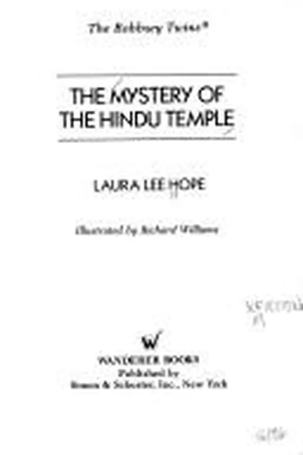 Capa de The mystery of the Hindu temple