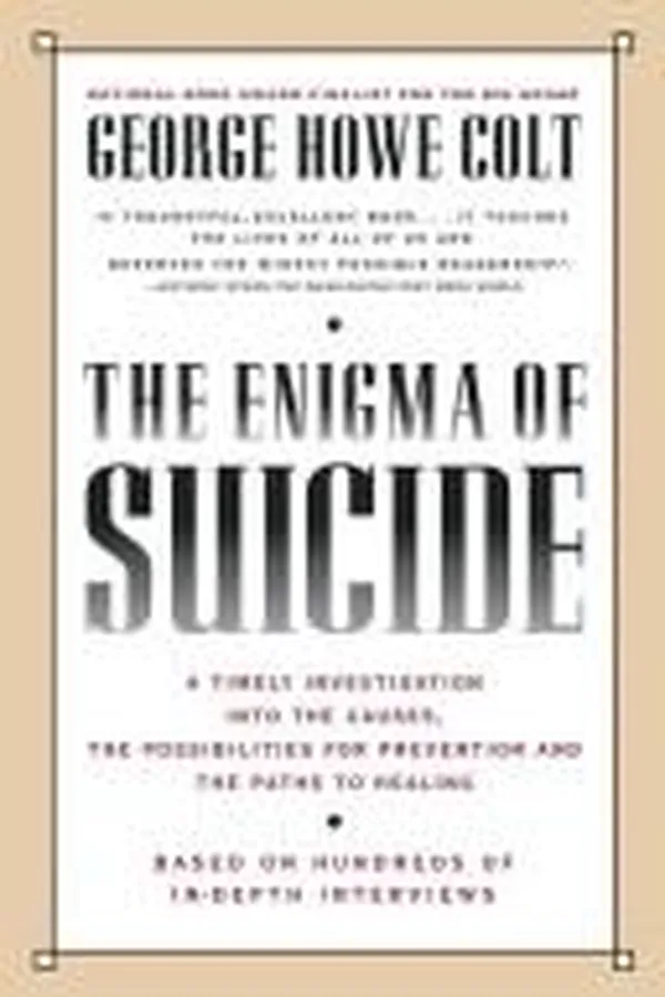 Capa de The enigma of suicide