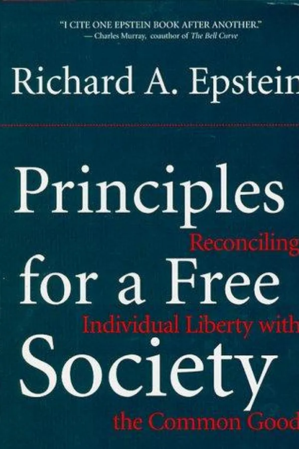 Capa de Principles for a free society