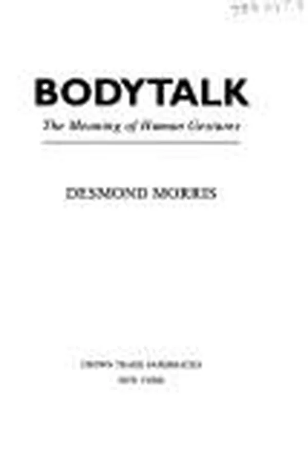 Capa de Bodytalk