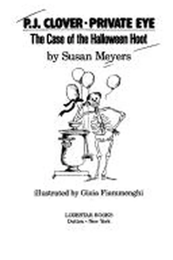Capa de P.J. Clover private eye--the case of the Halloween hoot