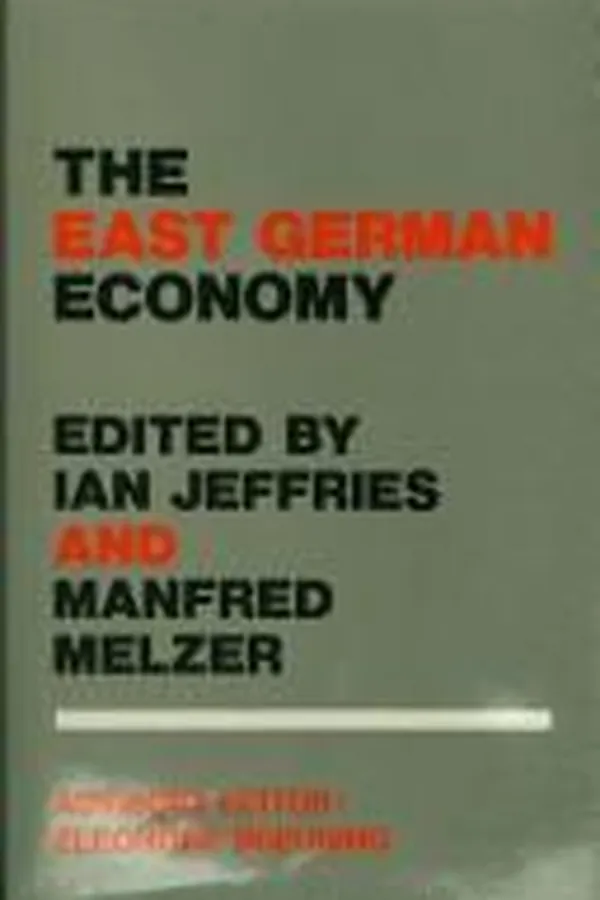 Capa de The East German economy