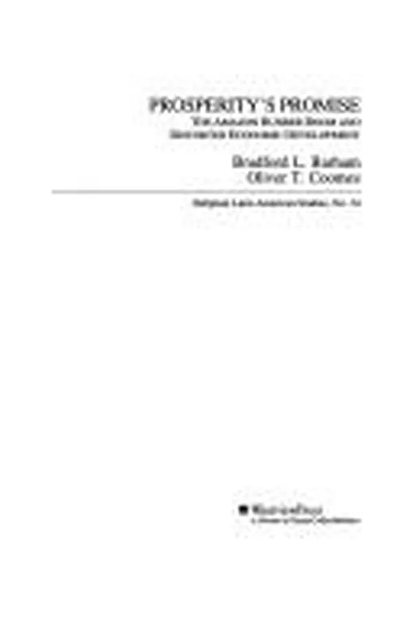 Cover of Prosperity's promise