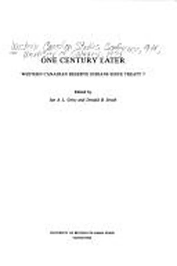 Cover of One Century later