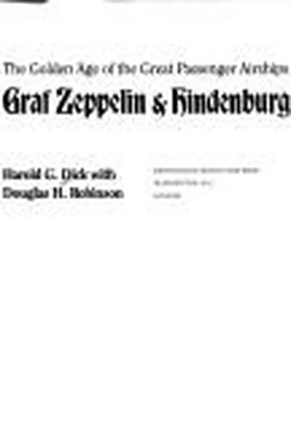Capa de The golden age of the great passenger airships, Graf Zeppelin & Hindenburg