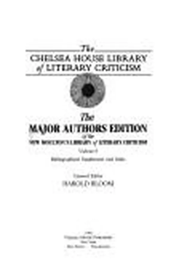 Capa de The Major authors edition of the New Moulton's library of literary criticism