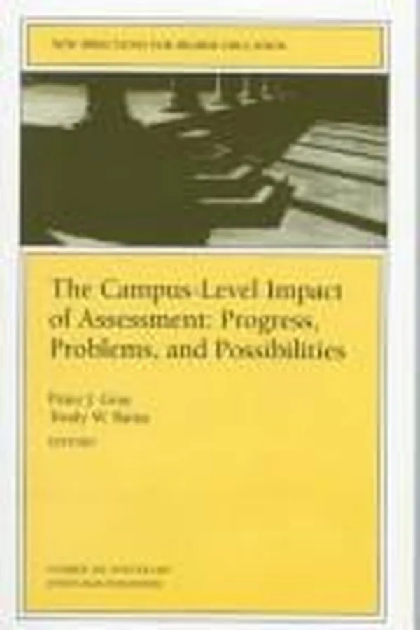 Capa de The campus-level impact of assessment