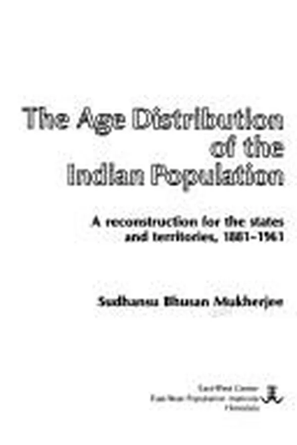 Capa de The Age Distribution of the Indian Population