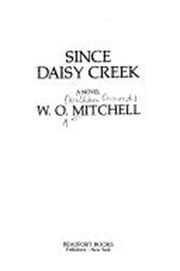 Capa de Since Daisy Creek