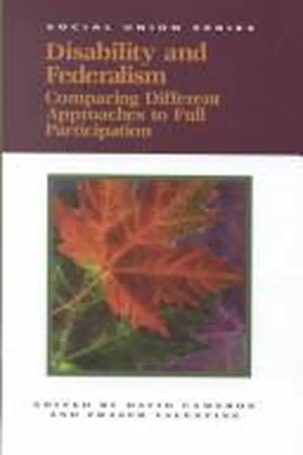 Capa de Disability and federalism