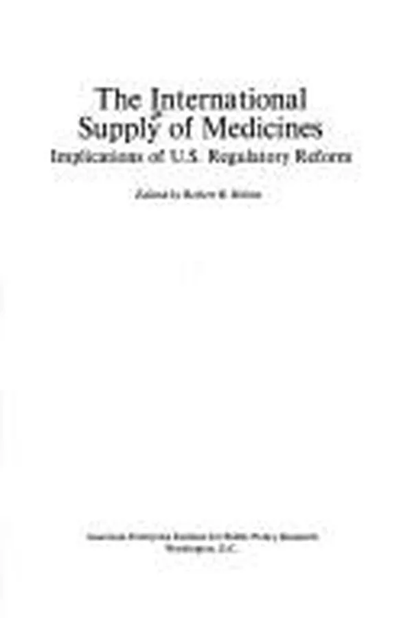 Capa de The International supply of medicines
